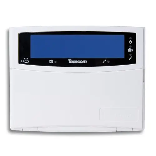 Alarm Texecom Keypad LCDLP Premier Elite