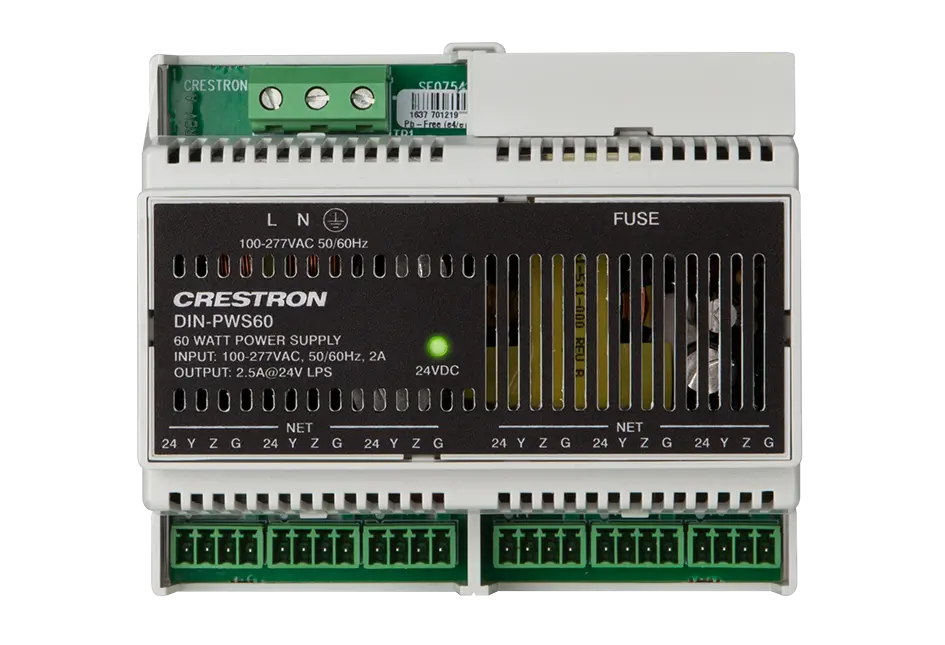 Crestron DIN Rail 60 Watt Cresnet® Power Supply