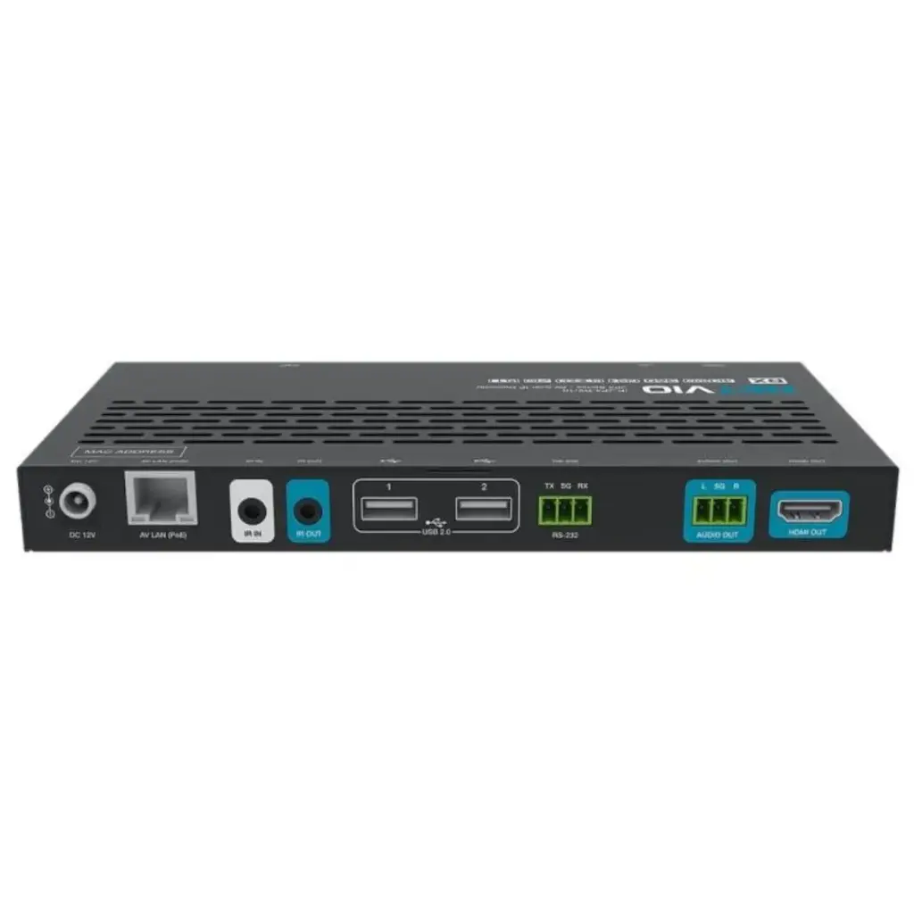 Netvio JPEG2000 1Gb HDR Decoder With IR, RS-232, KVM, Video Wall and Enterprise Security