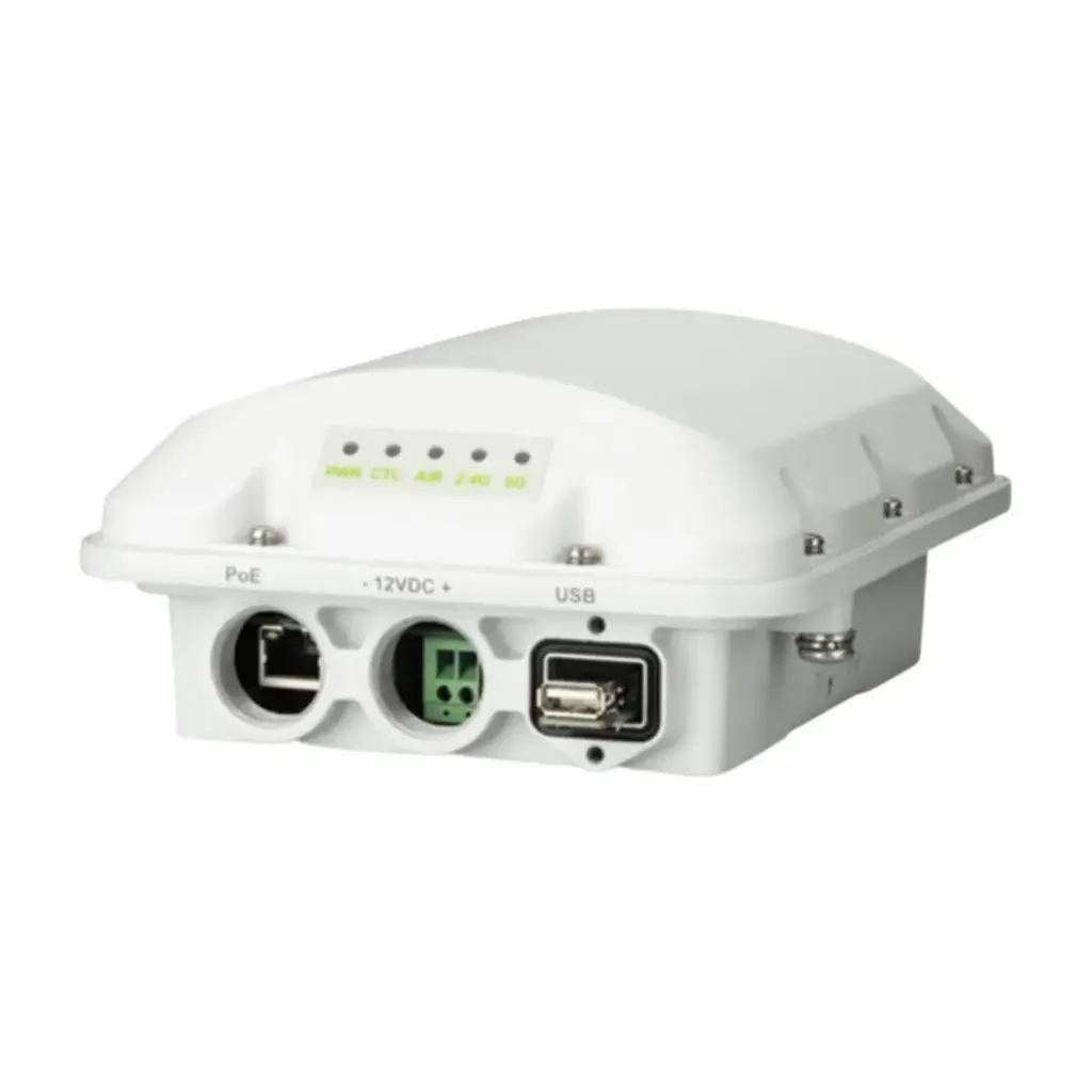 Ruckus Unleashed T350d, omni, outdoor access point, 802.11ax 2x2:2 internal BeamFlex+, dual band concurrent. One Ethernet port, PoE input, DC input, USB. -40ºC to 65ºC Operating Temperature. Includes mounting bracket. Does not include PoE injector.
