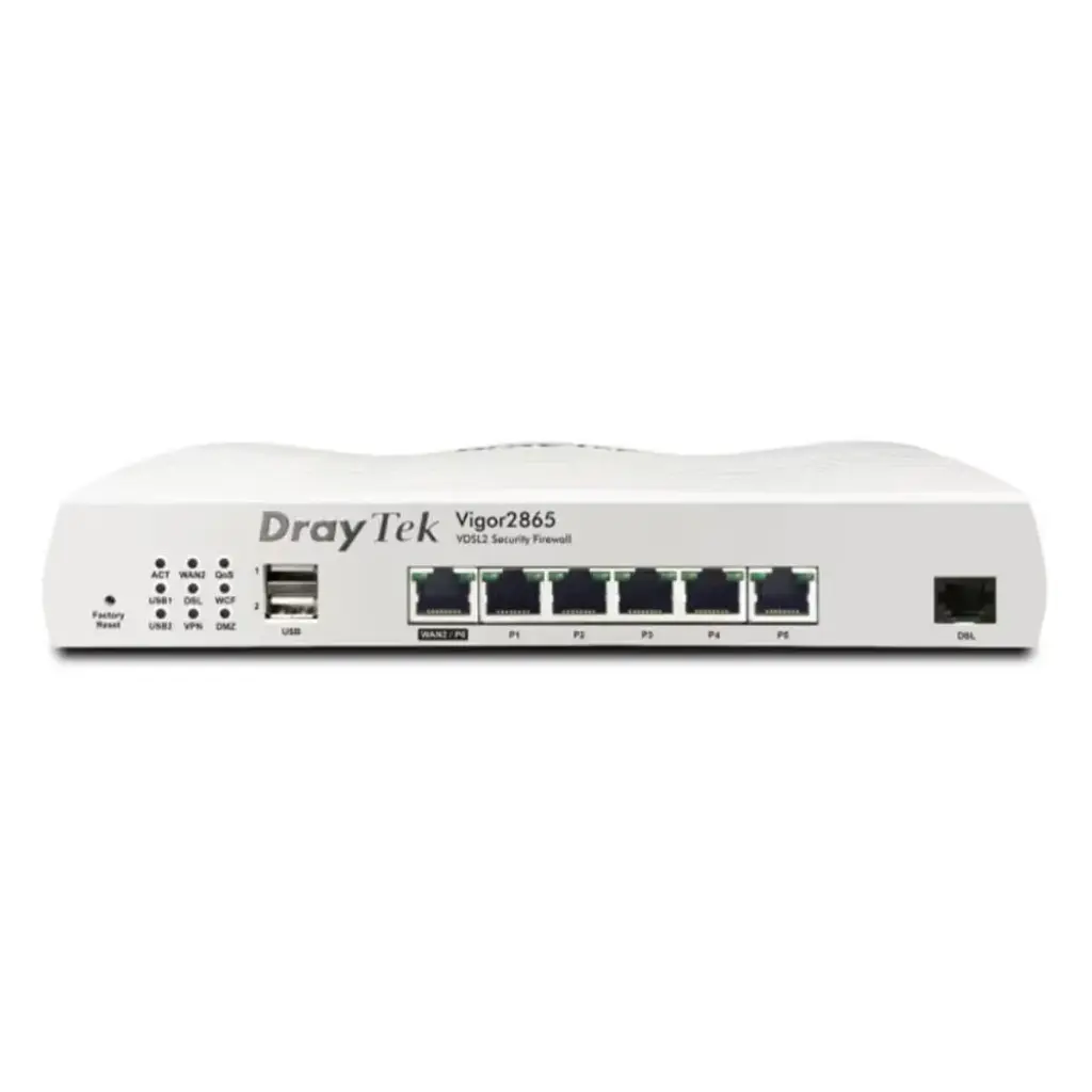 Draytek Vigor FTTP VDSL Router Firewall & 6-port Gigabit switch