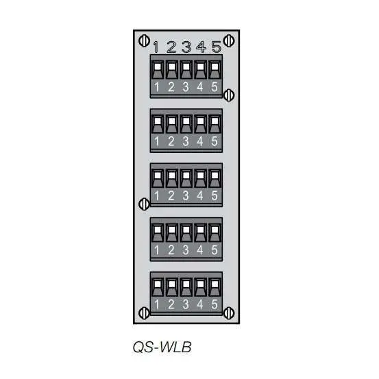 Lutron Homeworks QS Wire Landing Board