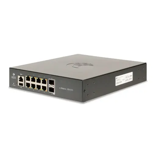 [CAM-EX1010] Cambium cnMatrix EX1010 8-port Non-PoE 1GbE L2 switch, 2x SFP uplinks, 20 Gbps throughput