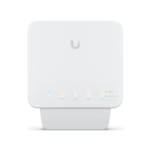 [UBI-USW-FLEX] Ubiquiti UniFi 5 Port PoE L2 Ethernet Switch With 4x GbE PoE+ and 1x GbE PoE++ PoE Input Port