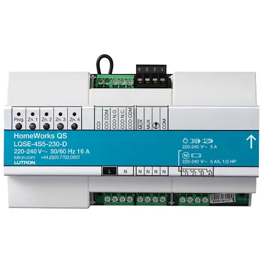 [LUT-LQSE-4S5-230-D] Lutron HomeWorks Switching Power Module - 5A